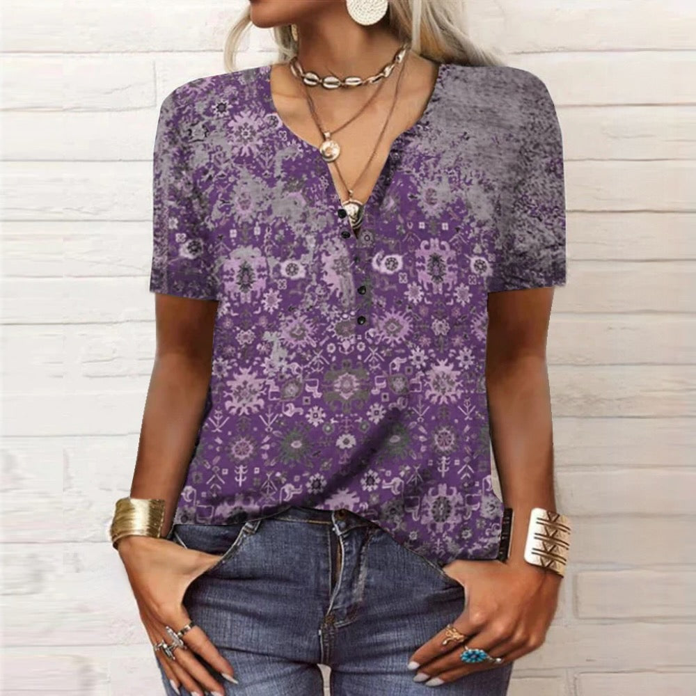 Guadalupe® | Printed Summer Blouse