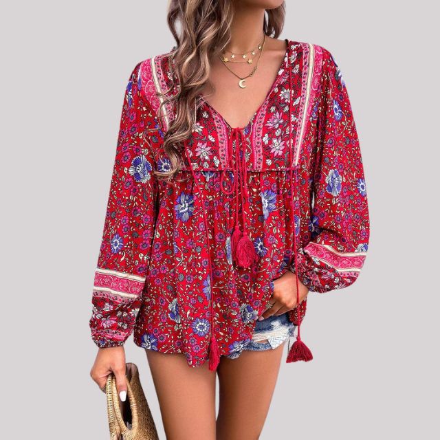 Brusinski® | Boho Paisley Blouse For Women