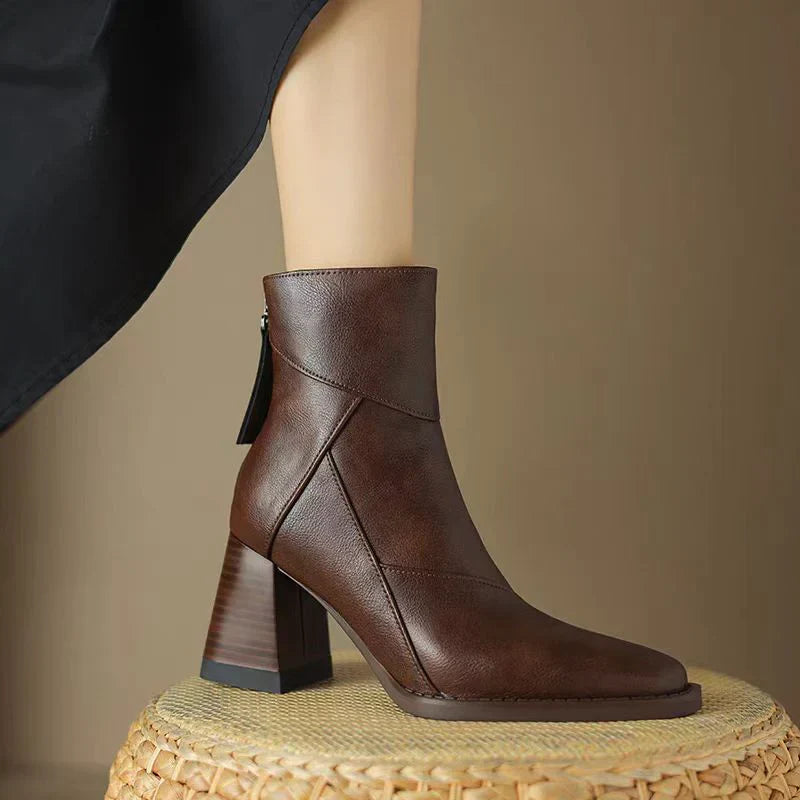 Angela | Comfortable leather boots for women.