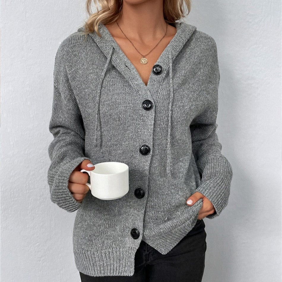 Viviana | Cardigan with drawstring and hood