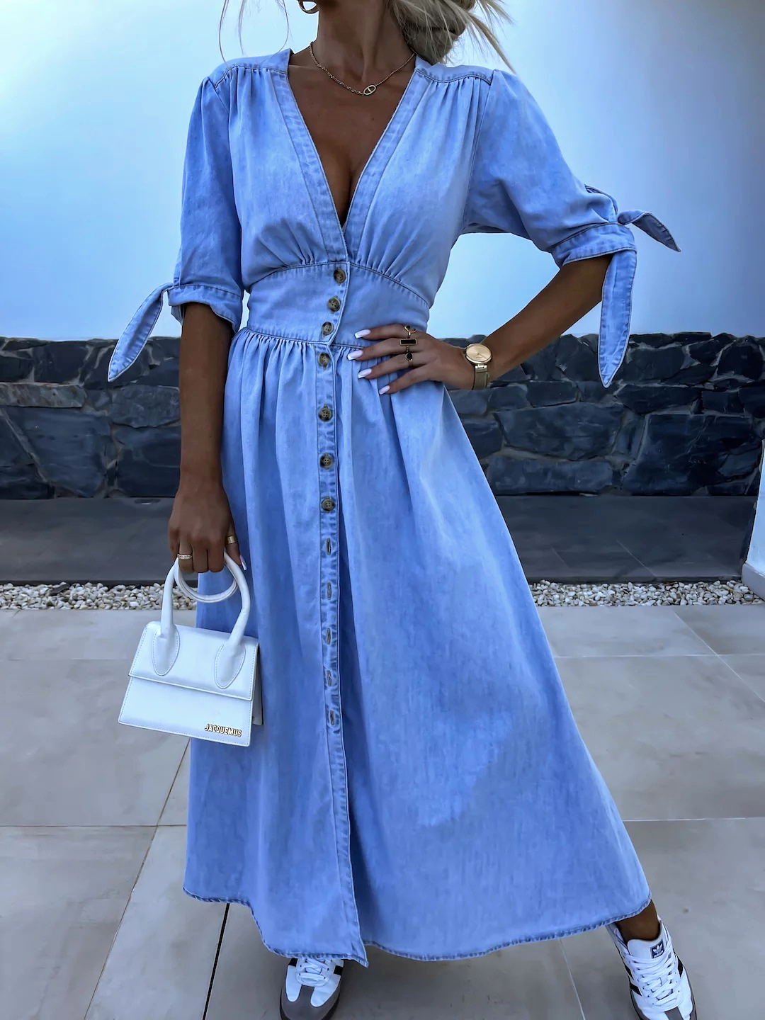 Jimena® | Maxi Dress In Denim