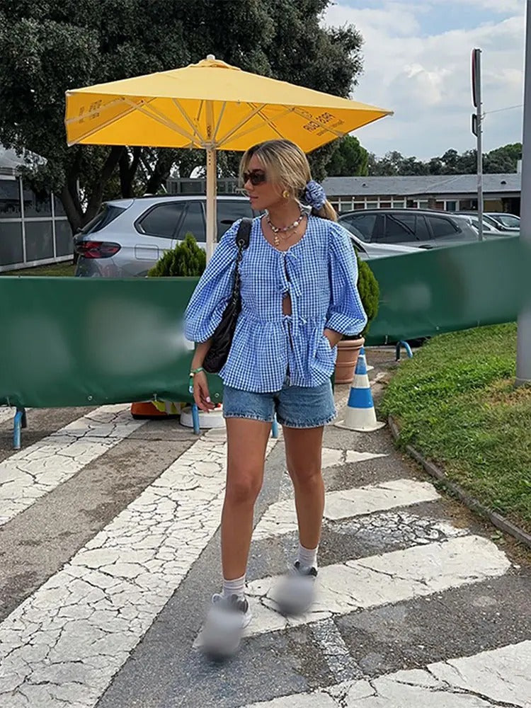 Mariona® | Puffy Blouse With Long Sleeves