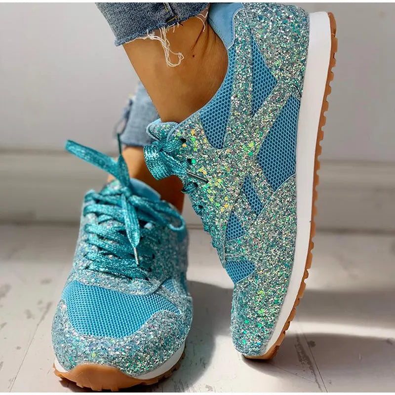 Martina® | Sports Shoes With Sequins For Women