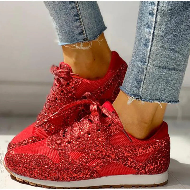 Martina® | Sports Shoes With Sequins For Women