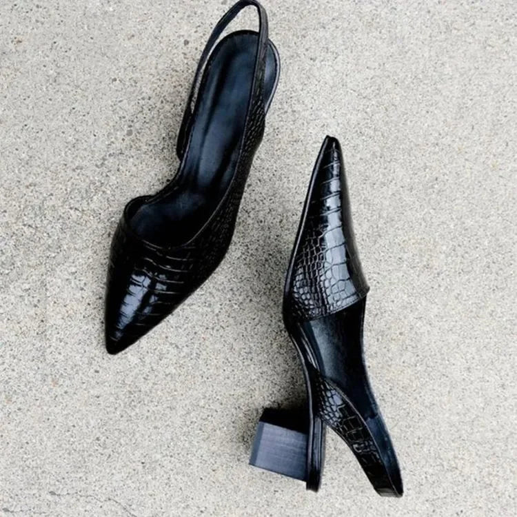 Eloise | Women’s Elegant Spring Block Heel Pumps