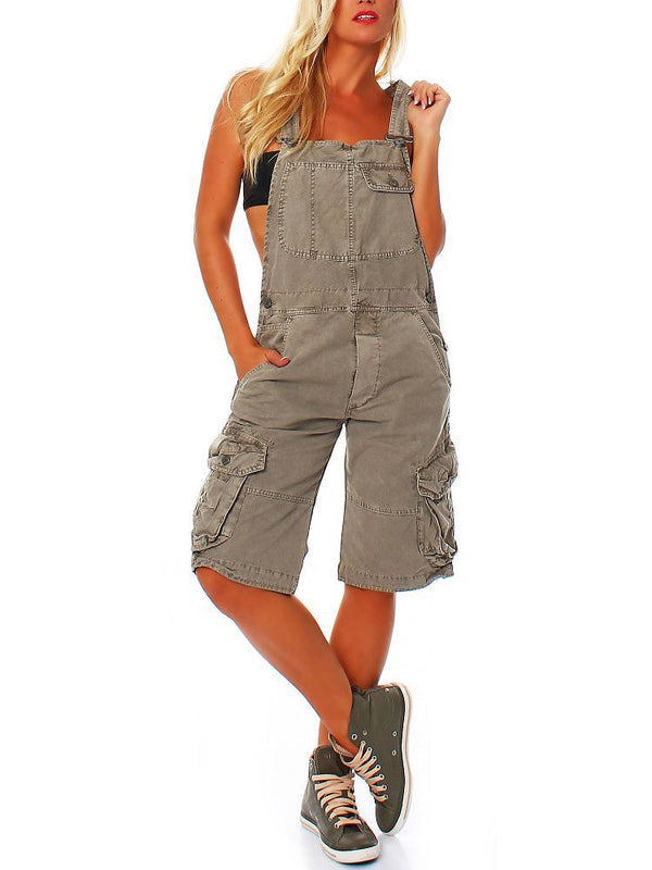Tina® | Women'S Short Dungarees With Cargo Pockets