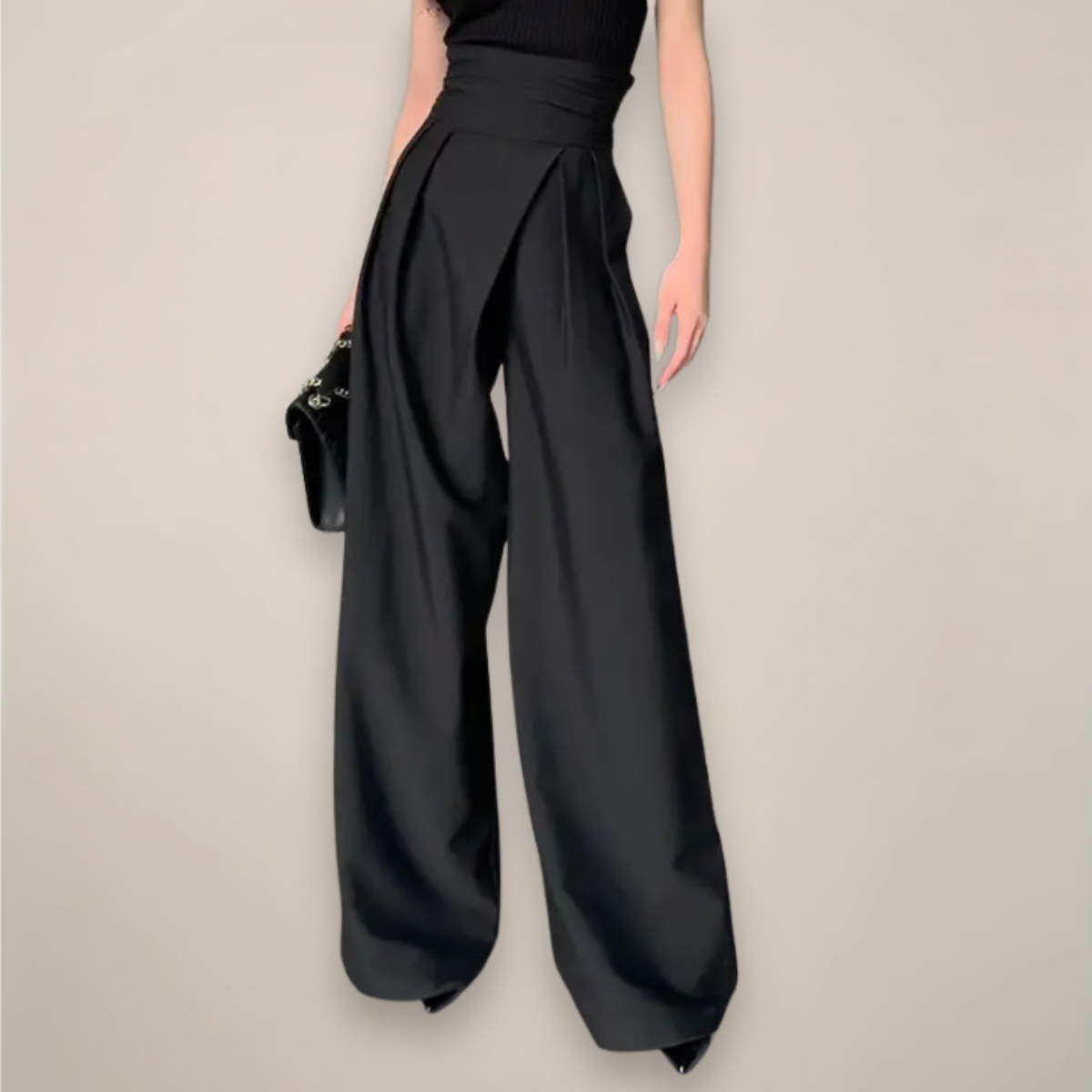 Taylor | Women’s High Waisted Wide Leg Trousers