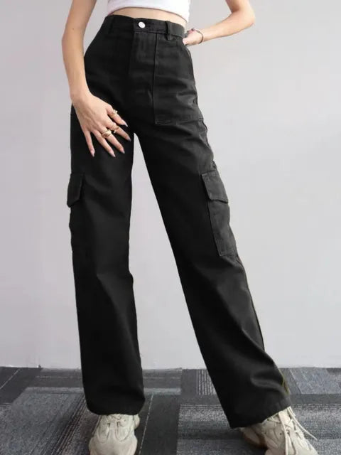Bethsaida® | Urban Wide Cargo Jeans For Women