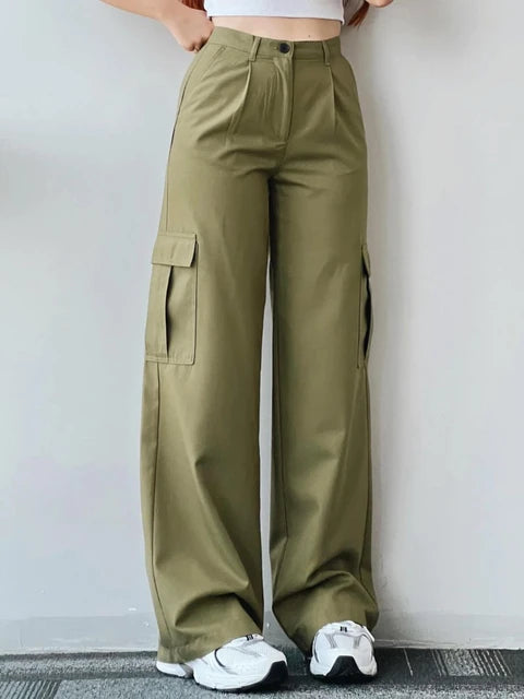 Bethsaida® | Urban Wide Cargo Jeans For Women