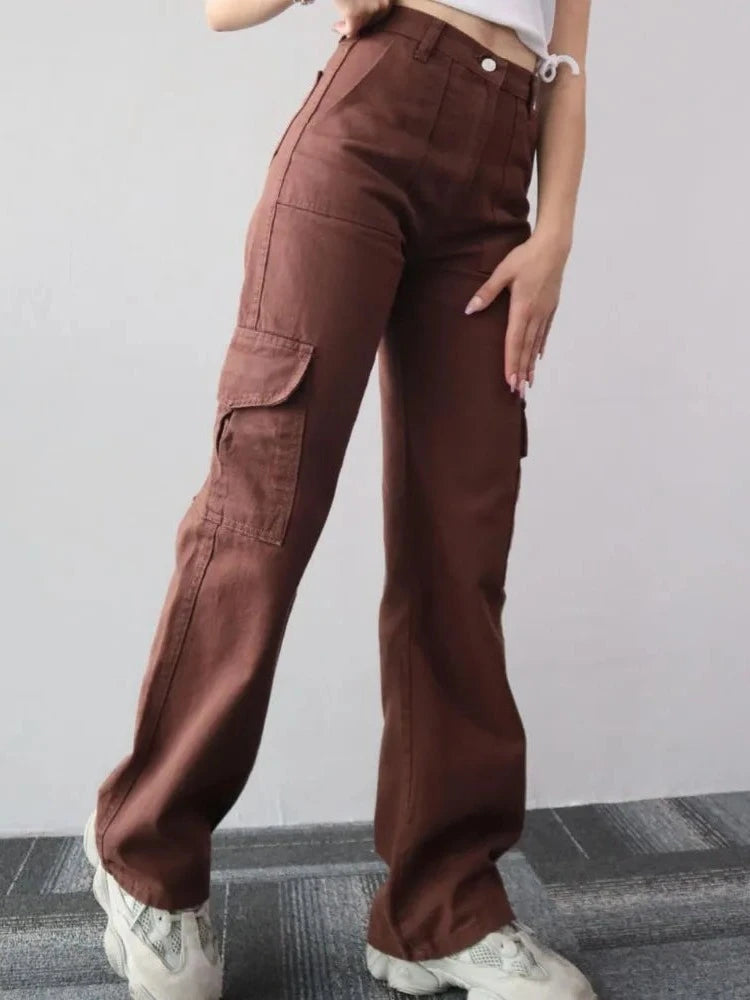 Bethsaida® | Urban Wide Cargo Jeans For Women