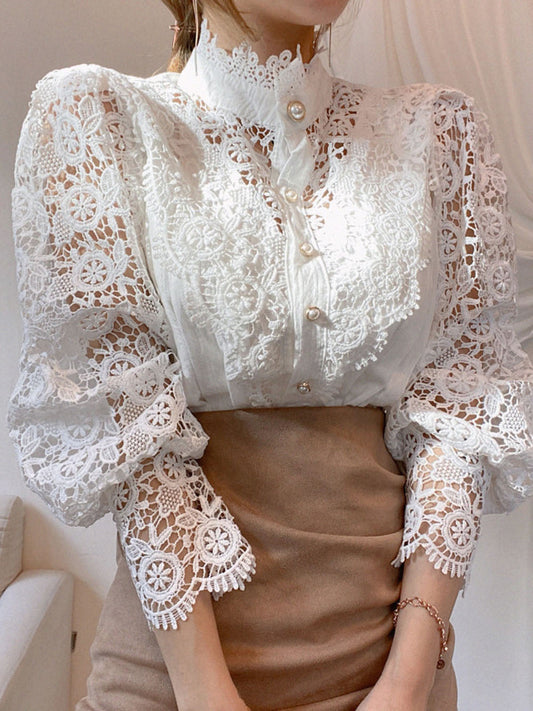Lilian® | Stylish Lace Blouse For Chic Women