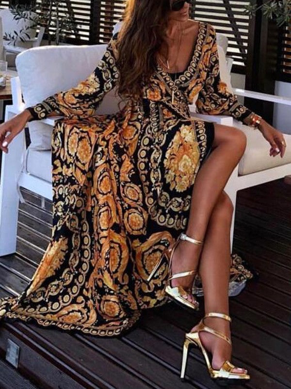 Harmony | Bohemian Maxi Dress - Elegant and Flowy