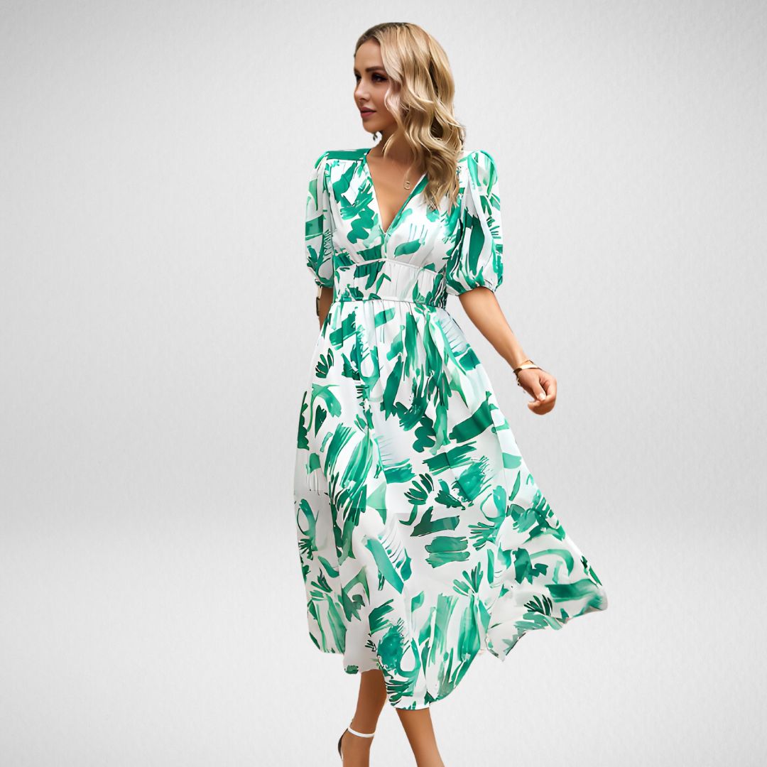 Dayana® | Elegant Dress With V-Neckline