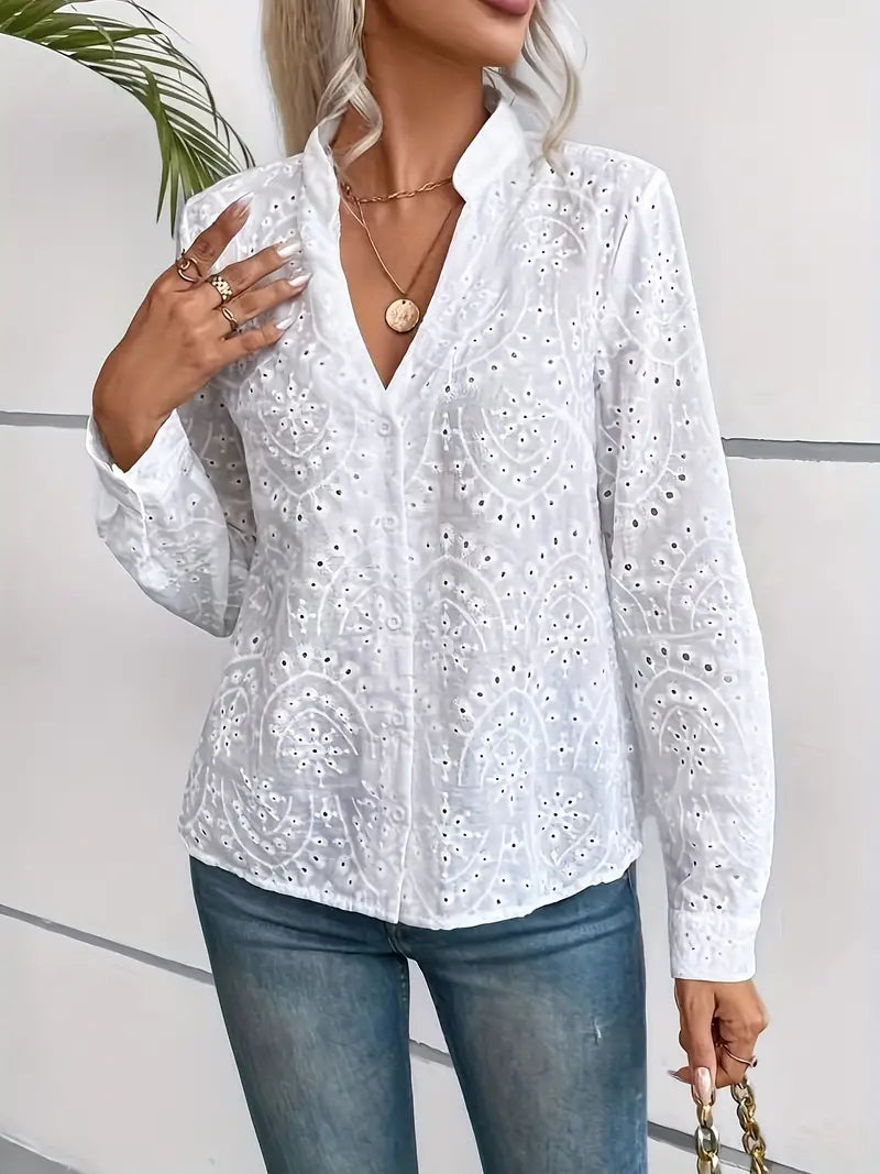 Joselyn® | Stylish Blouse With Boho Pattern