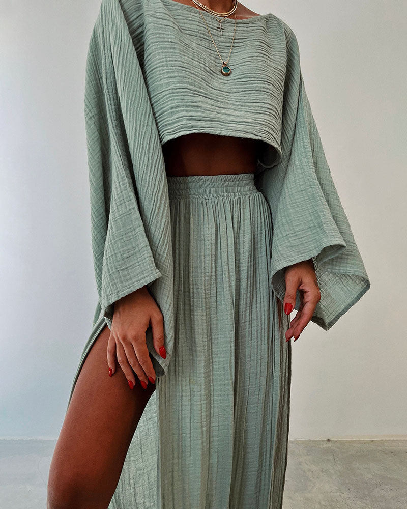 Yara® | Two-Piece Set Flowy Split In