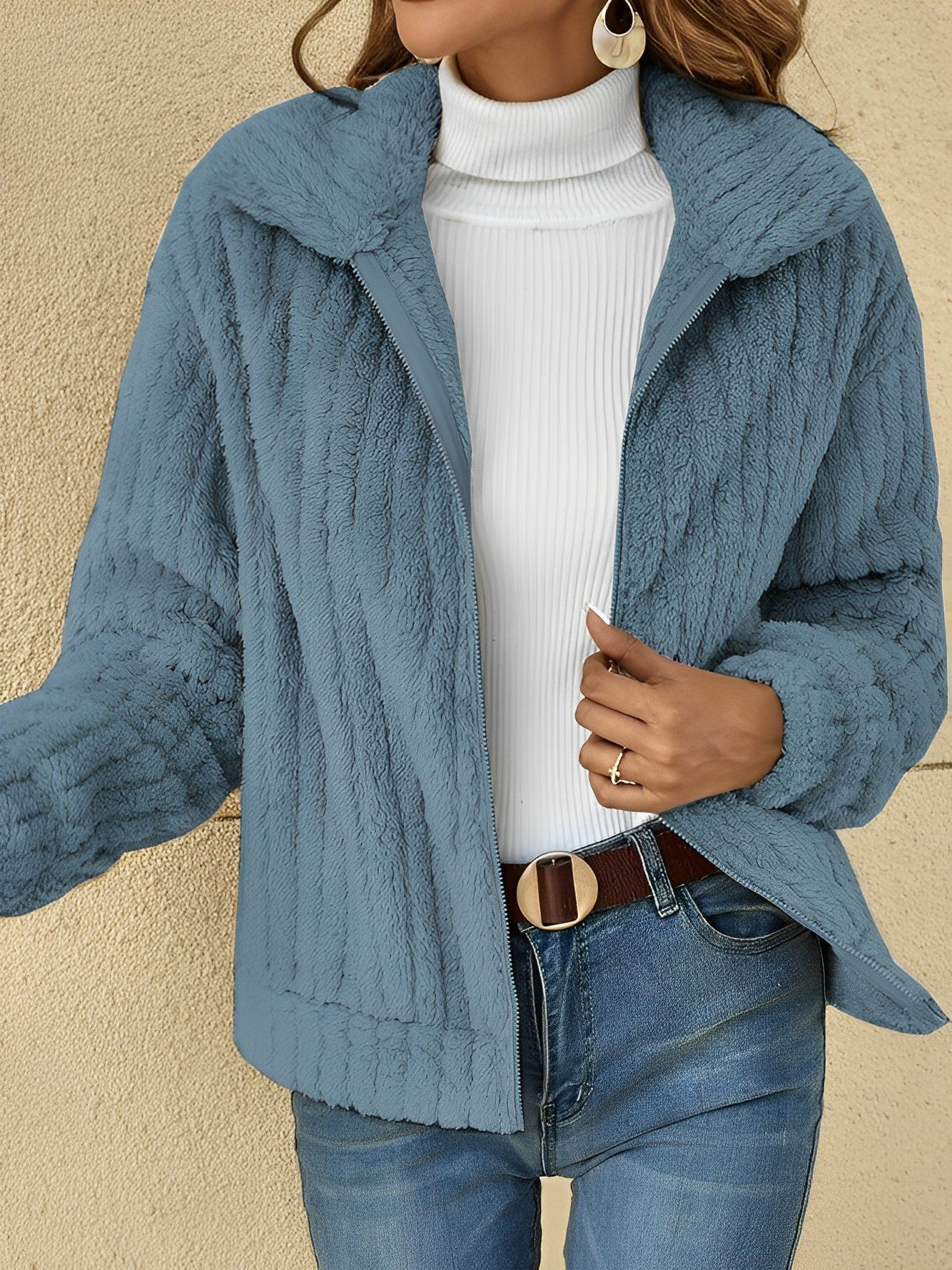 Angela | Women's Zip-Up Relaxed Fit Jacket