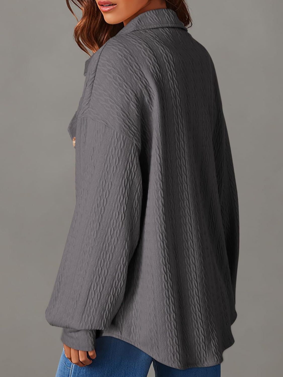 Rita | Structured long-sleeved jacket with button placket