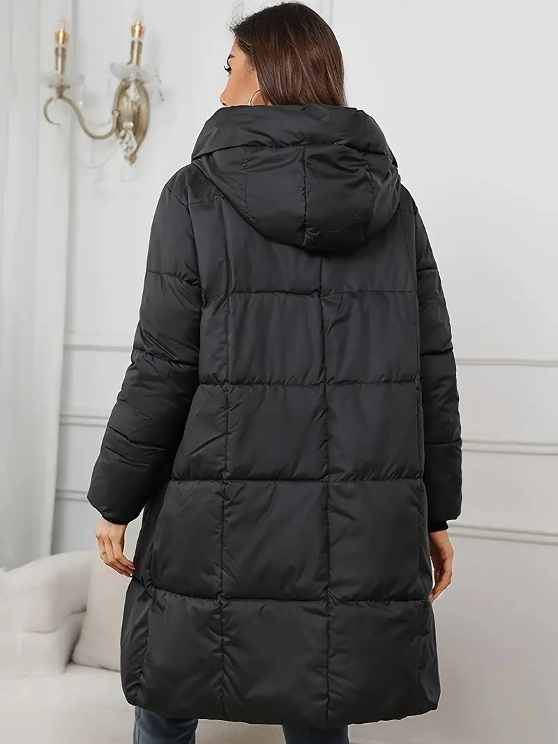 Lucrecia | Long down jacket with hood