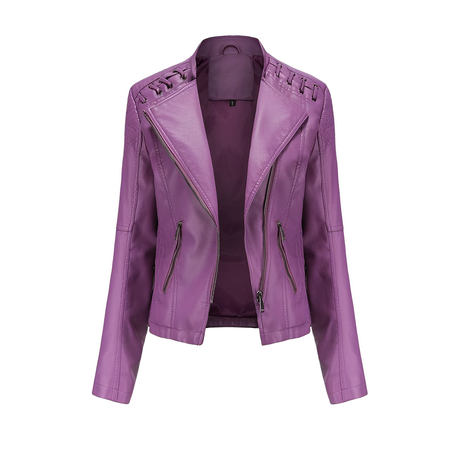 Guillermina | PU leather jacket with zipper