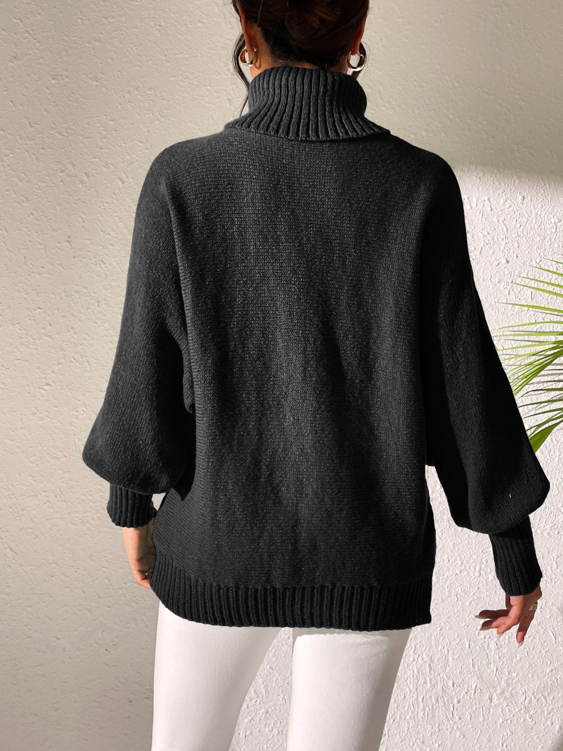 Monica | Heart turtleneck with long sleeves