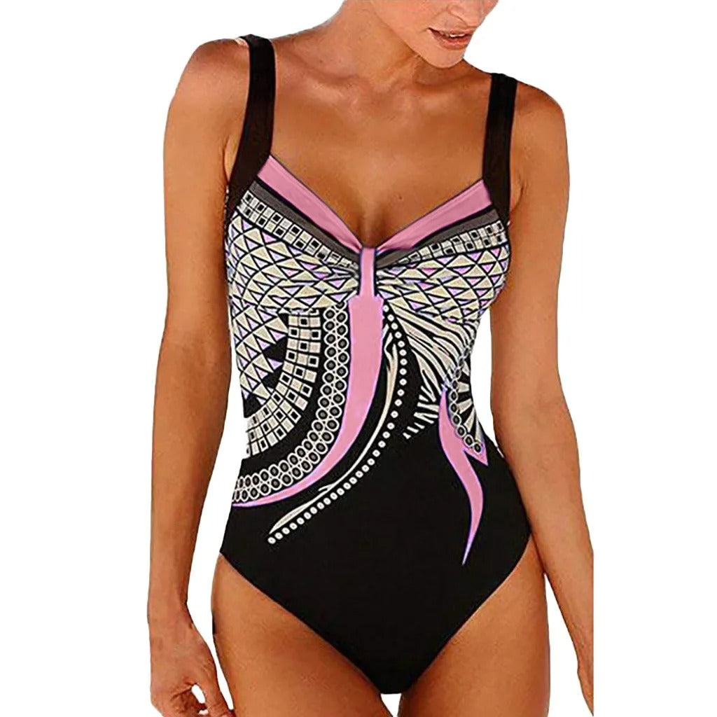 Esperanza® | Graphic Print Swimsuit