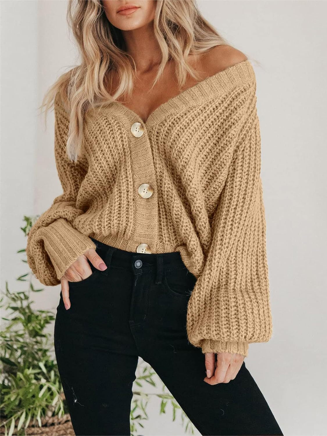 Pilar | Long sleeve cardigan with buttons