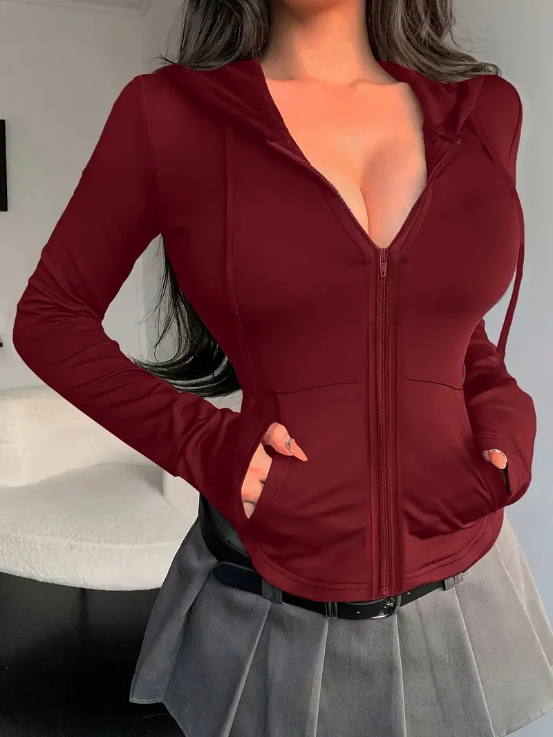 Caterina® | Cotton Zip-Up Hoodie