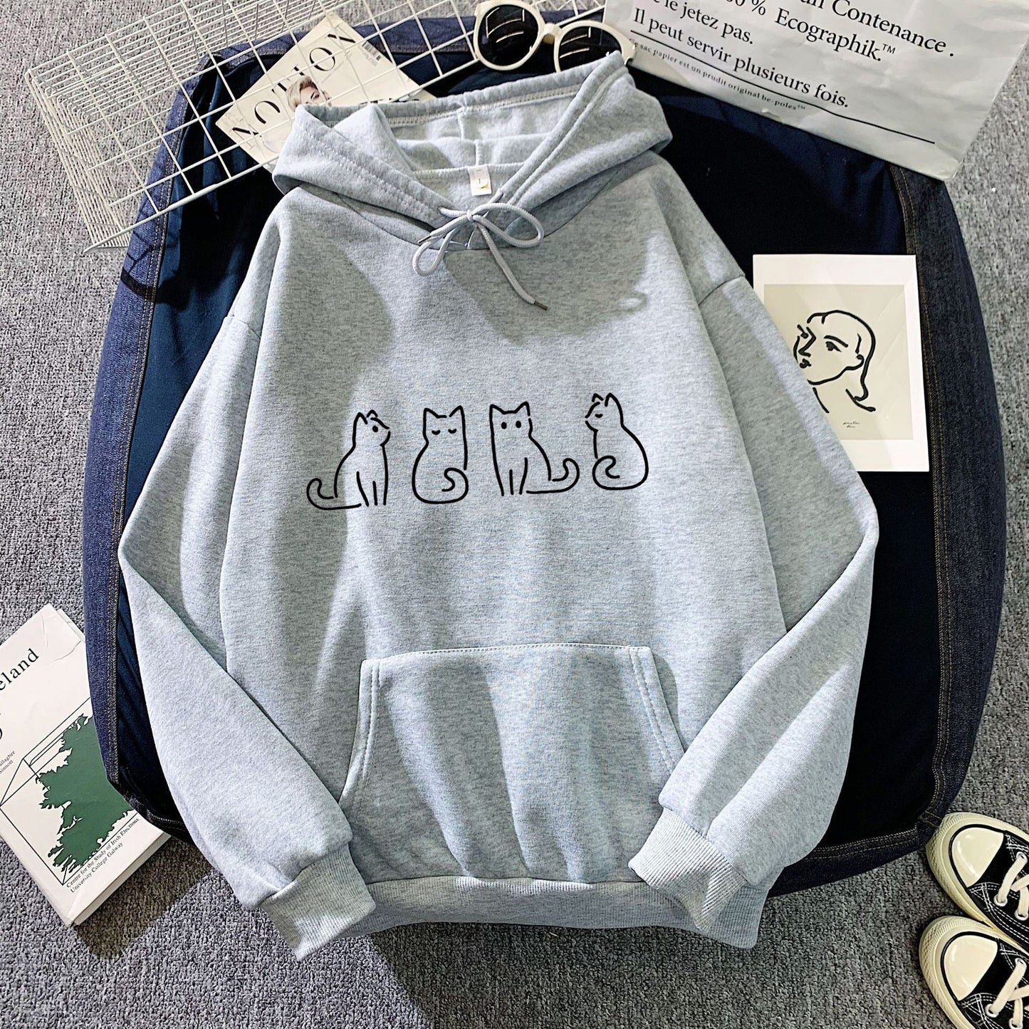 Florencia | Long sleeve casual hoodie
