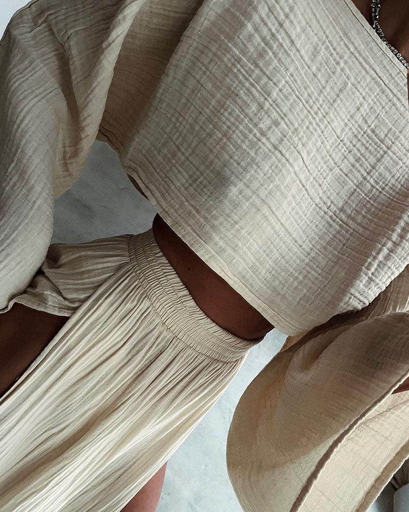 Yara® | Two-Piece Set Flowy Split In