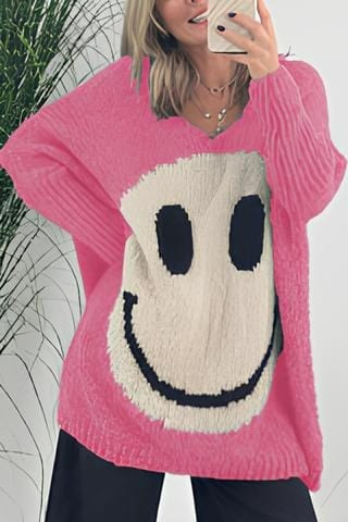 Liset | Smiley sweater for women