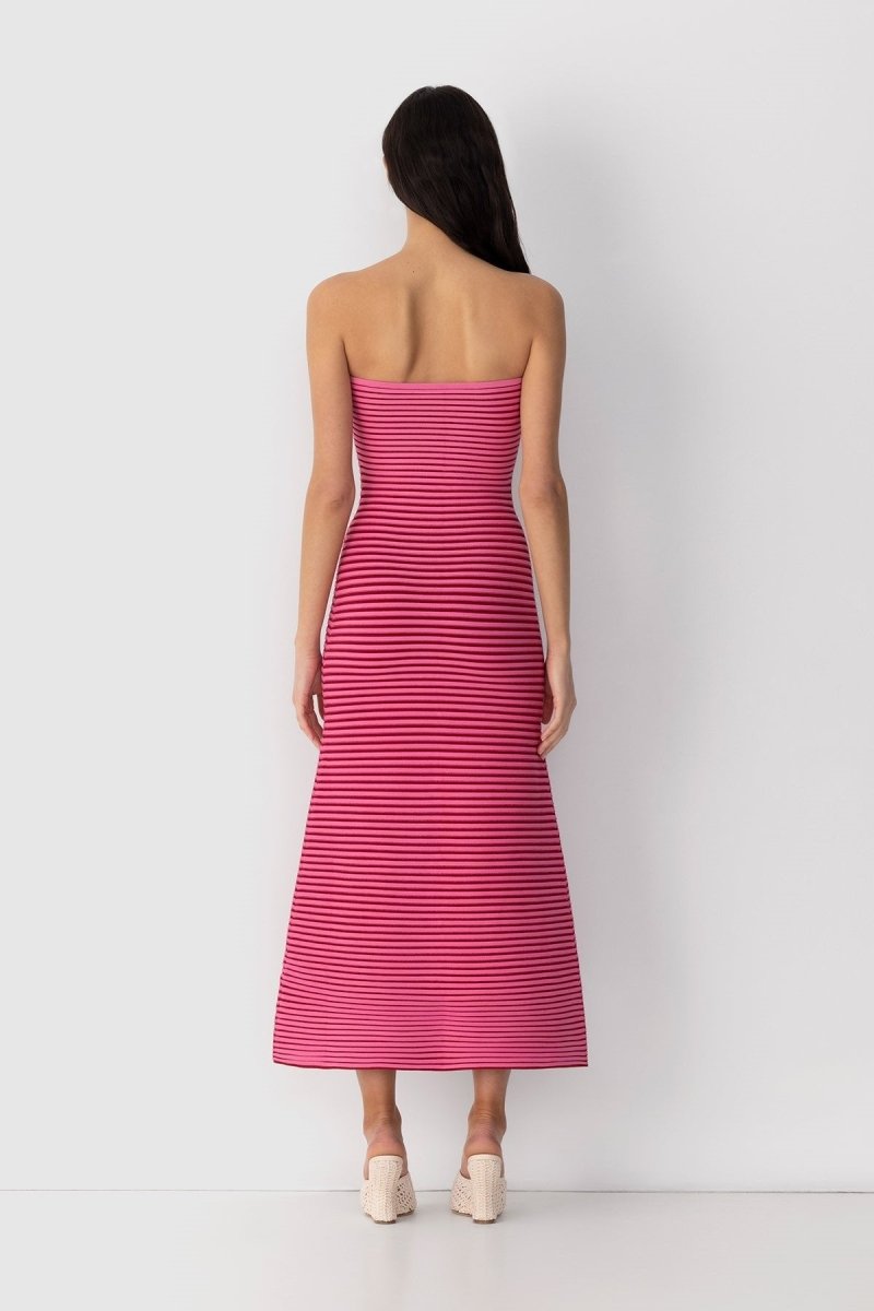 Katia® | Sleeveless Maxi Dress In Striped Knit