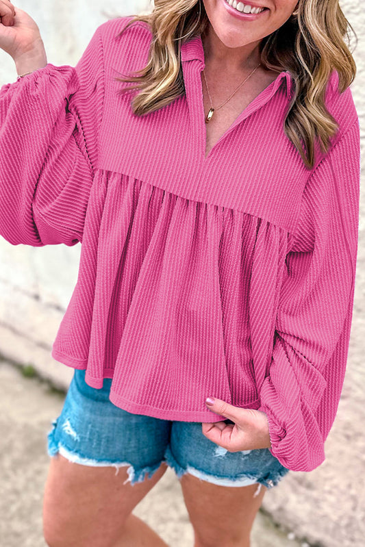 Glenda | Relaxed and timeless winter blouse