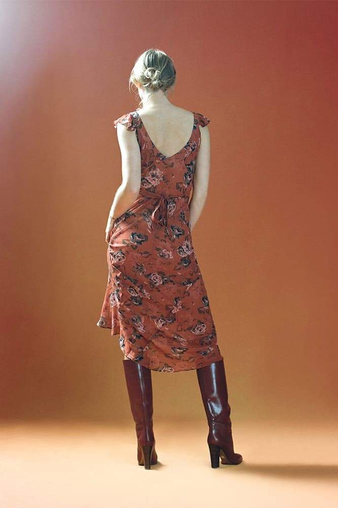 Graciela® | Scoop-Neck Floral Print Maxi Dress
