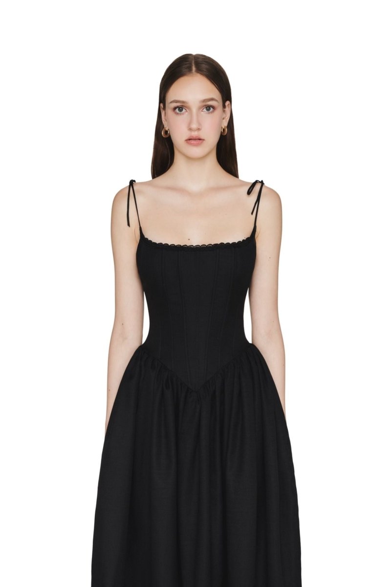 Nuria® | A-Line Midi Slip With Lace Trim