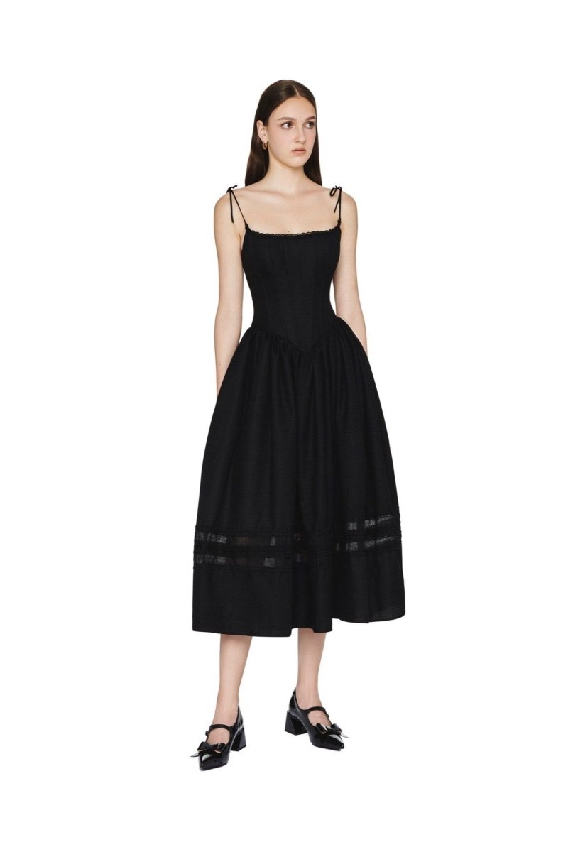 Brenda® | A-Line Midi Slip With Lace Trim