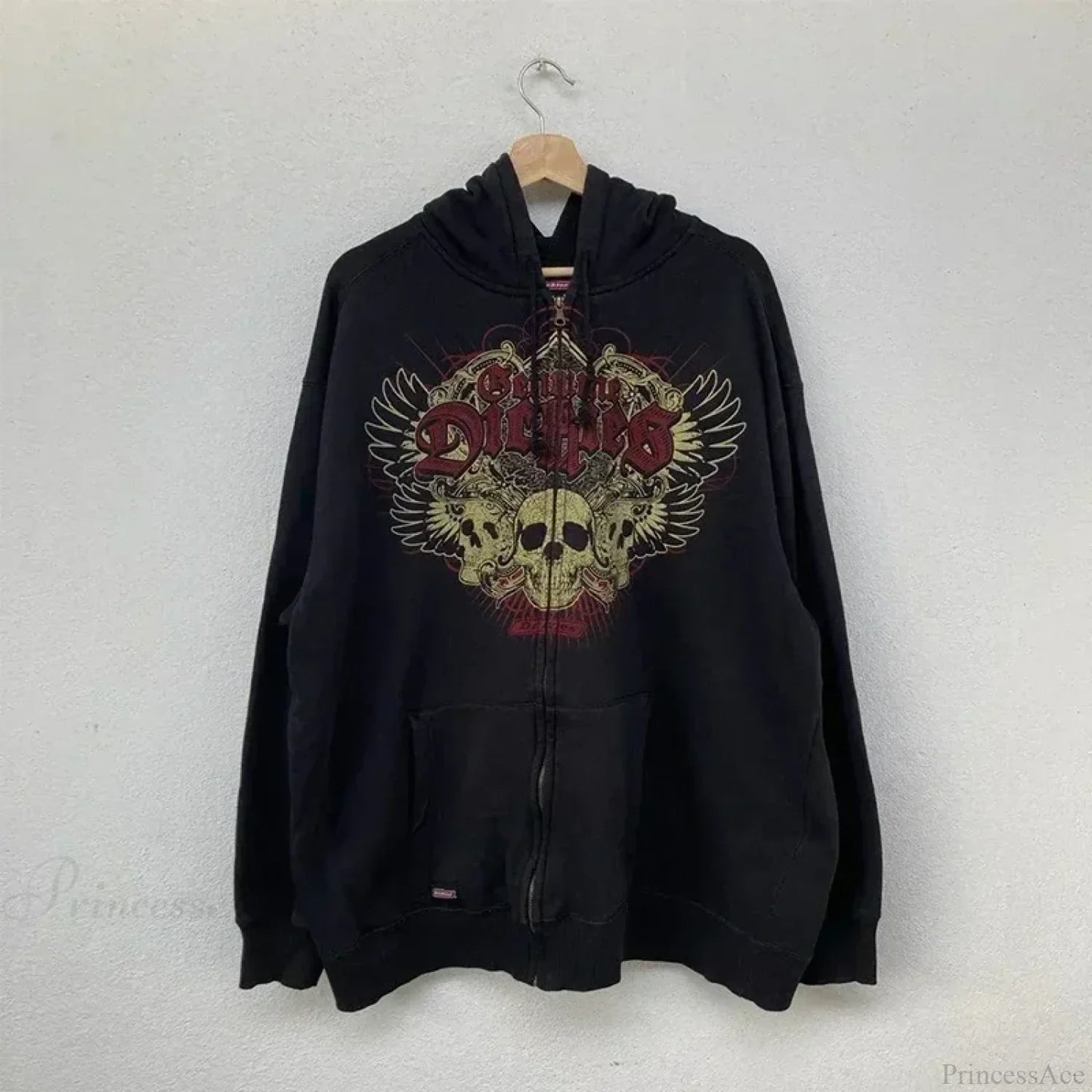 Angel Wing Functional Pleat Hoodie