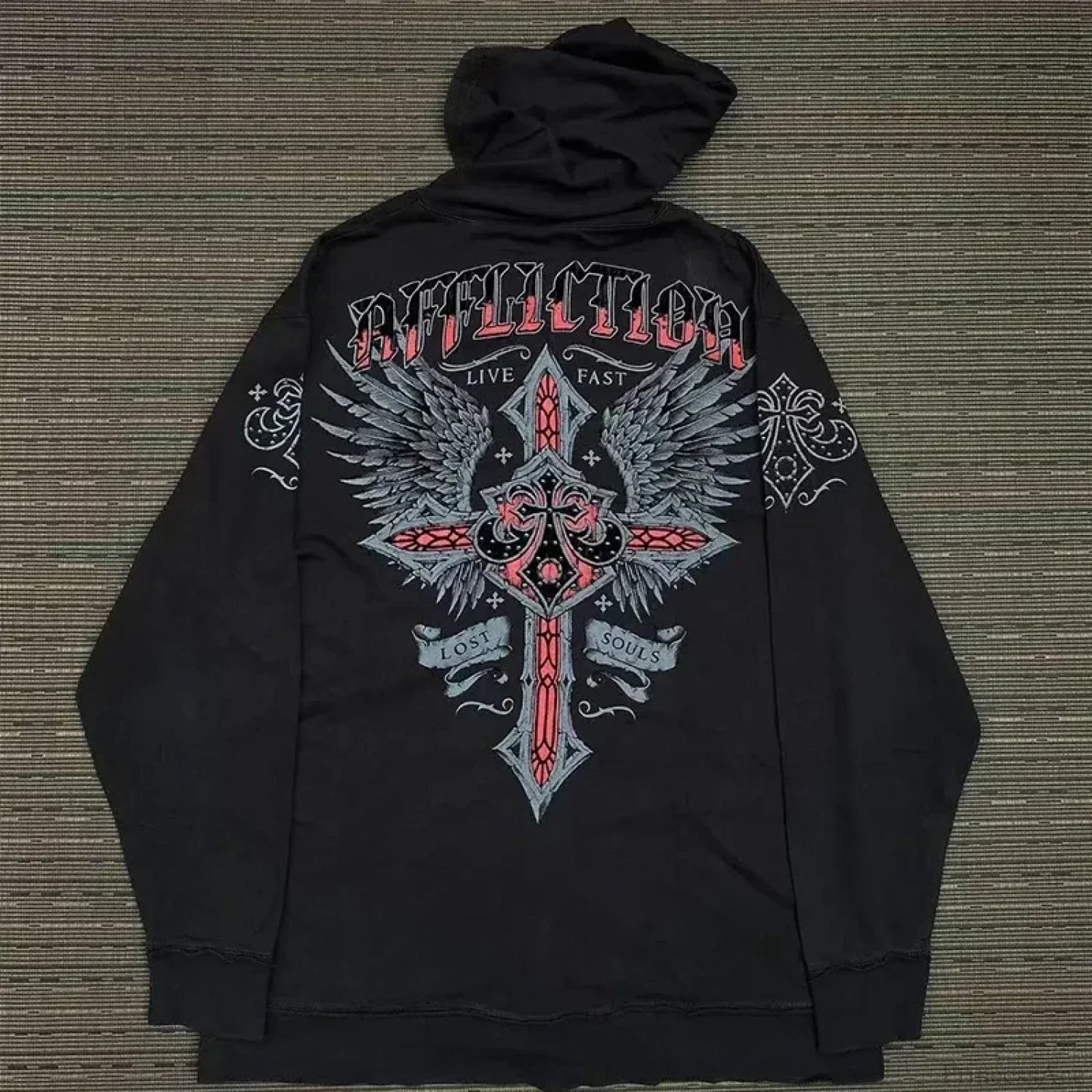 Angel Wing Functional Pleat Hoodie