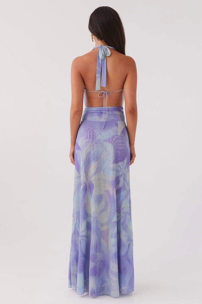 Petra® | Printed Halterneck Maxi Dress