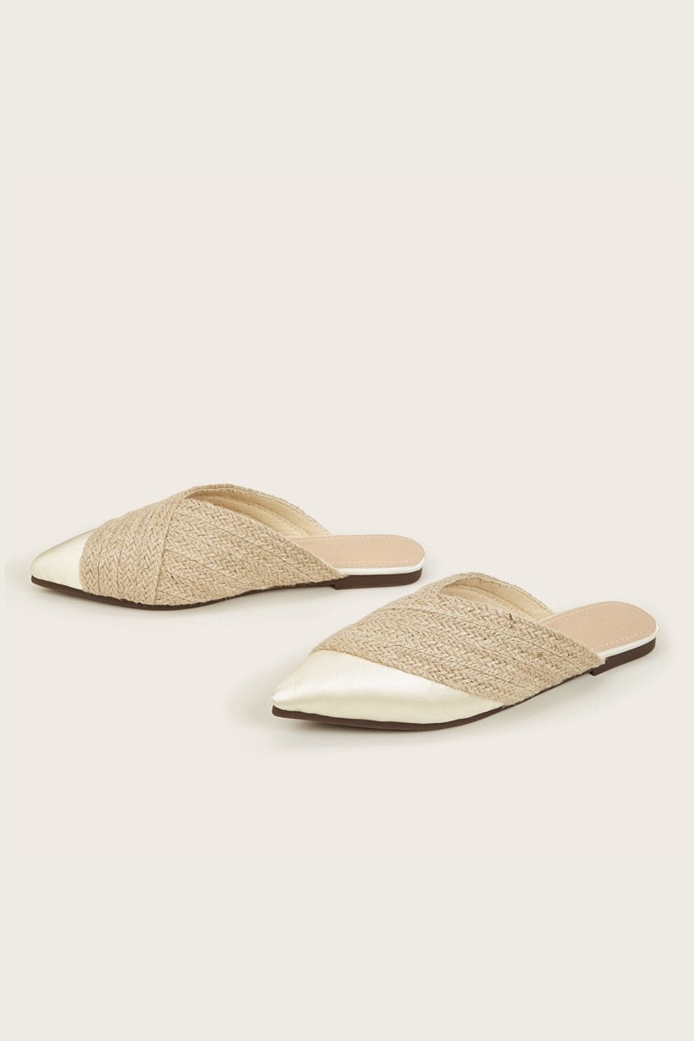 Zoe® | Woven Satin Slippers