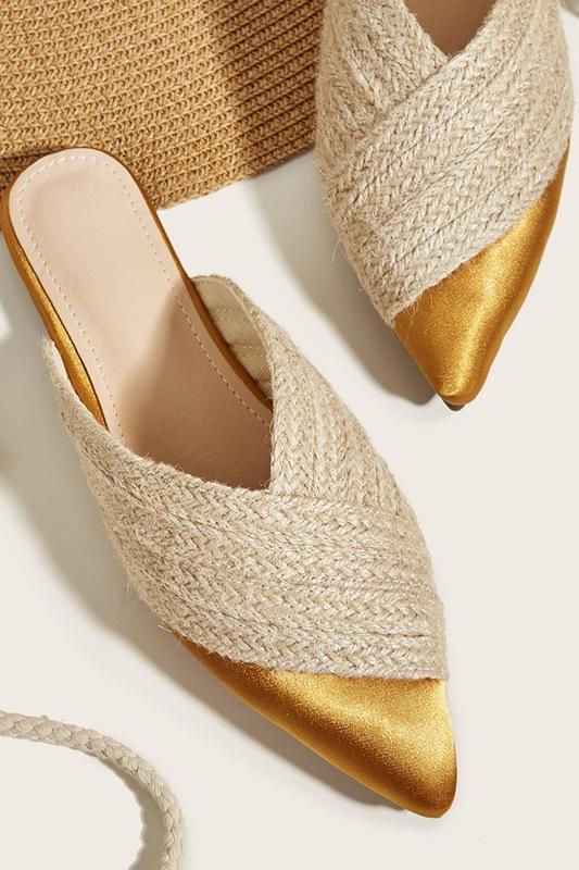 Marlene® | Slippers In Woven Satin