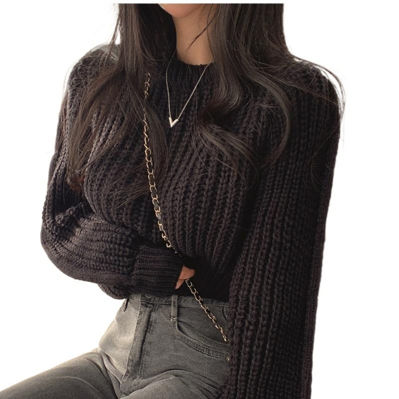 Esther | Trendy crew neck sweater, perfect for winter