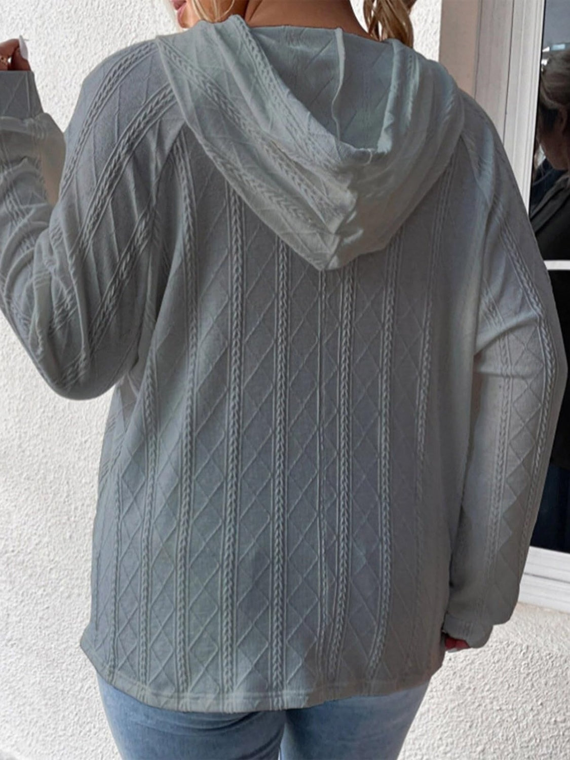Miriam | Full size long sleeve drawstring hoodie