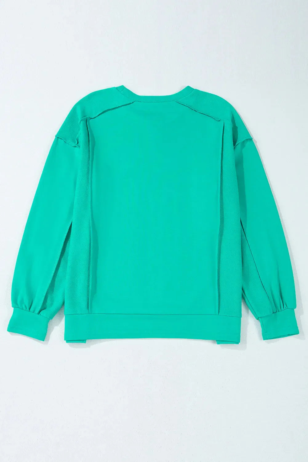 Mariana | Long-sleeved sweatshirt with exposed seam and crew neck