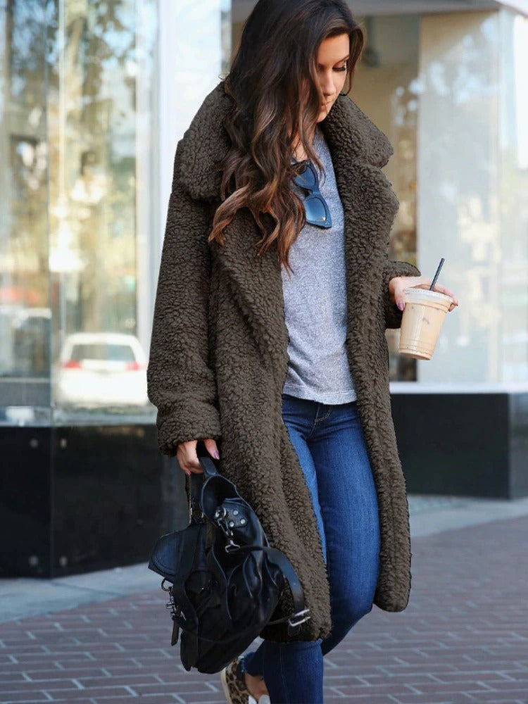 Augusta® | Elegant teddy coat for women