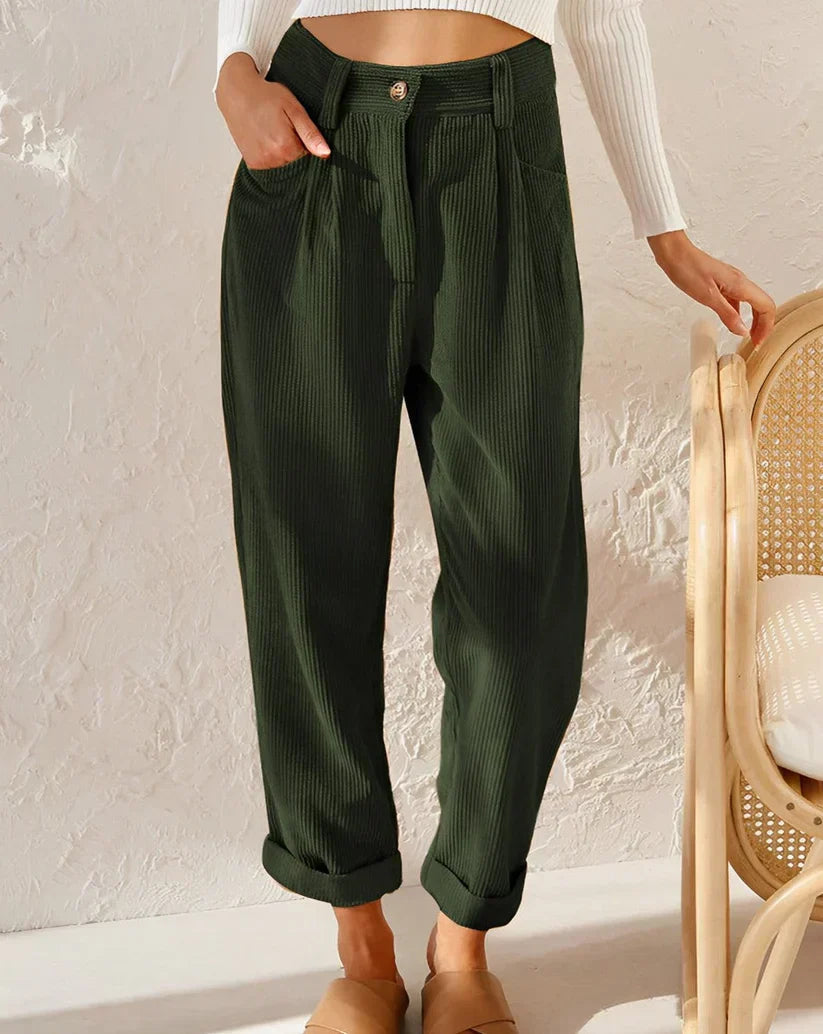 Lorena® | Women's straight high-waisted trousers