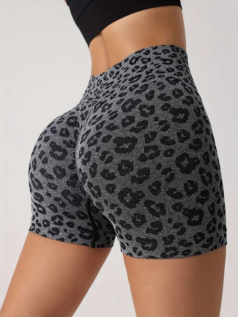 Livia® | Seamless Leopard Print Shorts