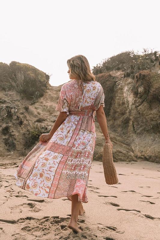 Odalis® | Printed V-Neck Cover-Up