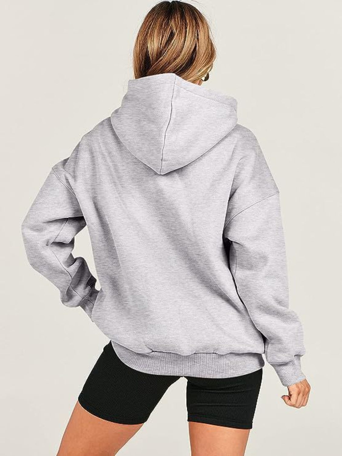 Monica | Long-sleeved hoodie with dropped shoulders