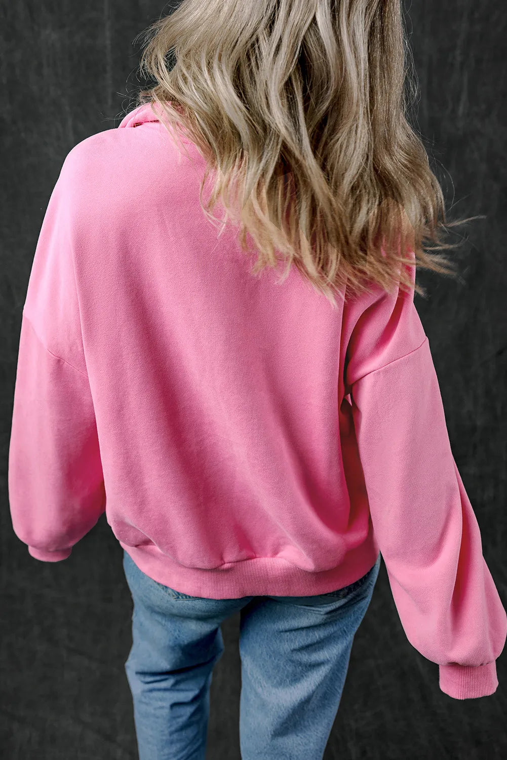 Adriana | Long sleeve half zip sweatshirt