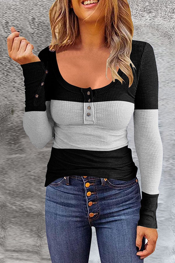Brunonia® | Striped Blouse With Long Sleeves